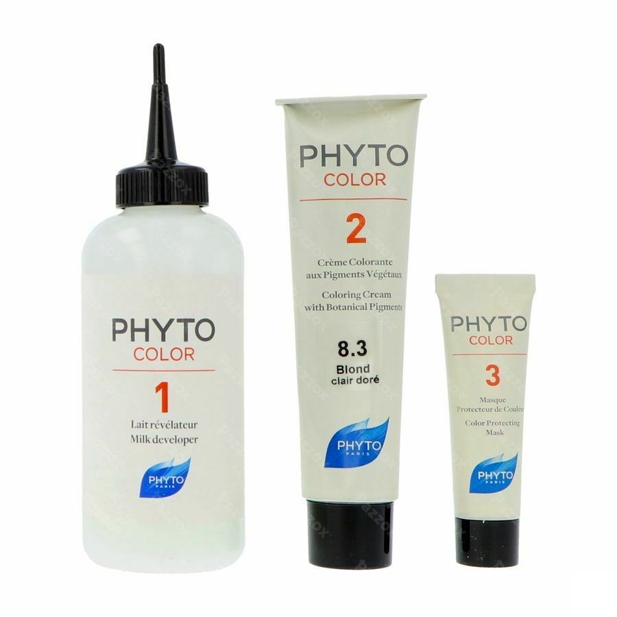 Phytocolor Permanente Haarkleuring 8.3 Goud Lichtblond Intens en Natuurlijke Kleur
