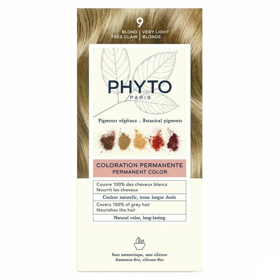 Phyto Color Permanente Haarkleuring Lichtblond 9