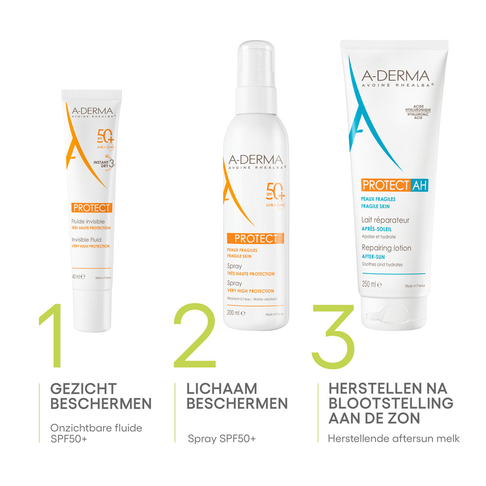 A-Derma Protect Onzichtbare Fluide SPF50+ 40ml