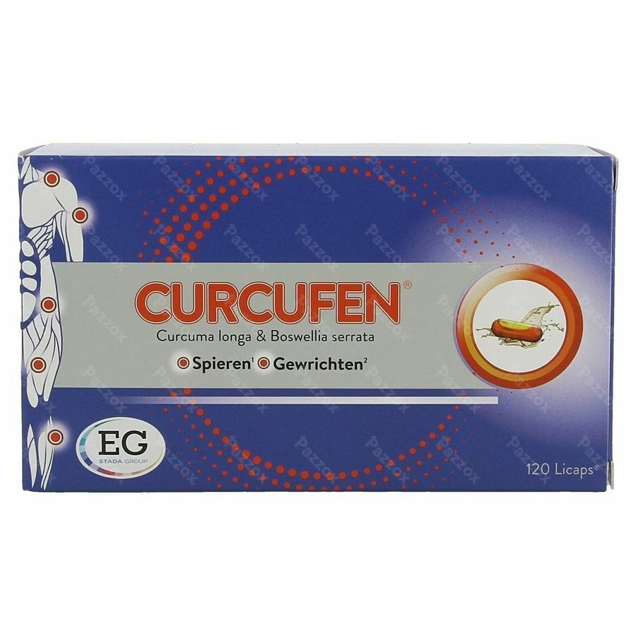 Curcufen Voedingssupplement Spieren En Gewrichten 120 Capsules