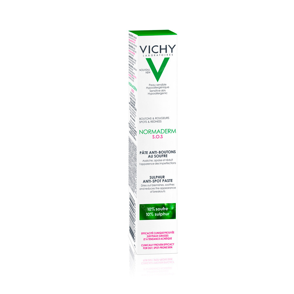 Vichy Normaderm S.O.S. Spot Treatment met Zwavel tegen Onzuiverheden 20ml