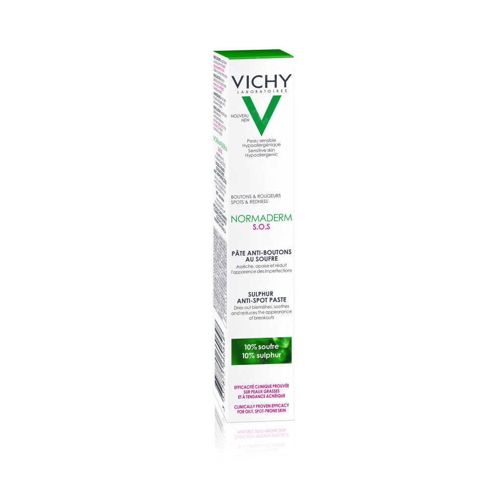 Vichy Normaderm S.O.S. Spot Treatment met Zwavel tegen Onzuiverheden 20ml