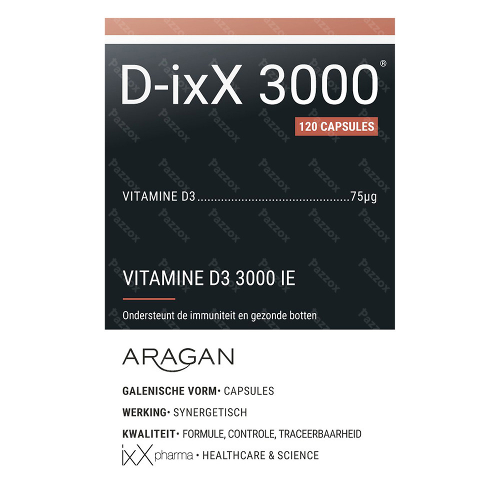 D-ixX 3000 IU 120 Capsules