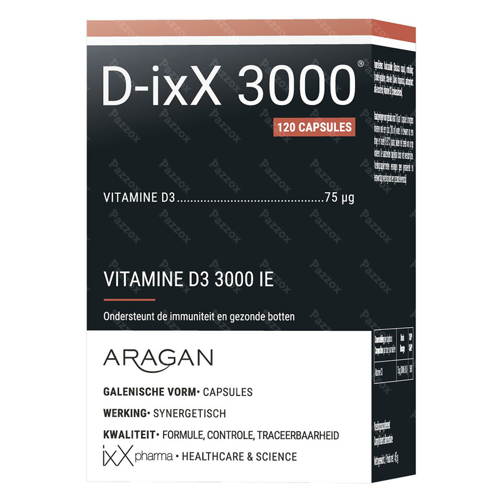 D-ixX 3000 IU 120 Capsules