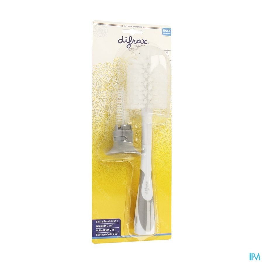 Difrax Flessenborstel 2in1