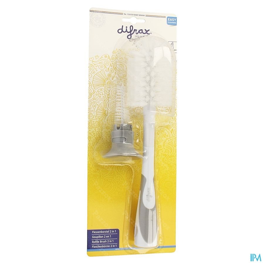 Difrax Flessenborstel 2in1