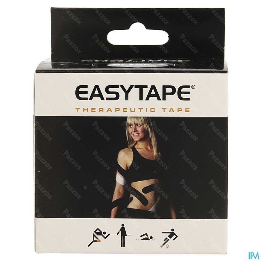 Easytape Kinesiology Tape Zwart