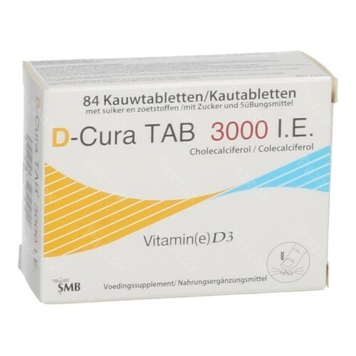 D-cura Tab 3000 Kauwtabletten 84