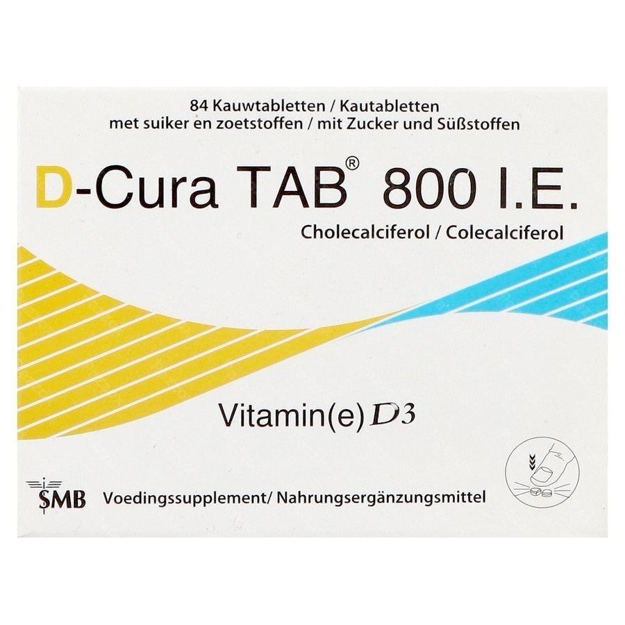 D-cura Tab 800 Kauwtabletten 84