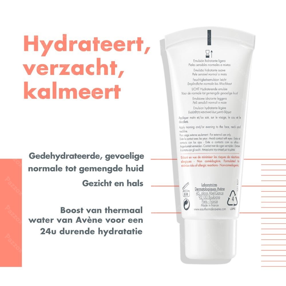 Avene Hydrance Licht Hydraterende Emulsie 40ml