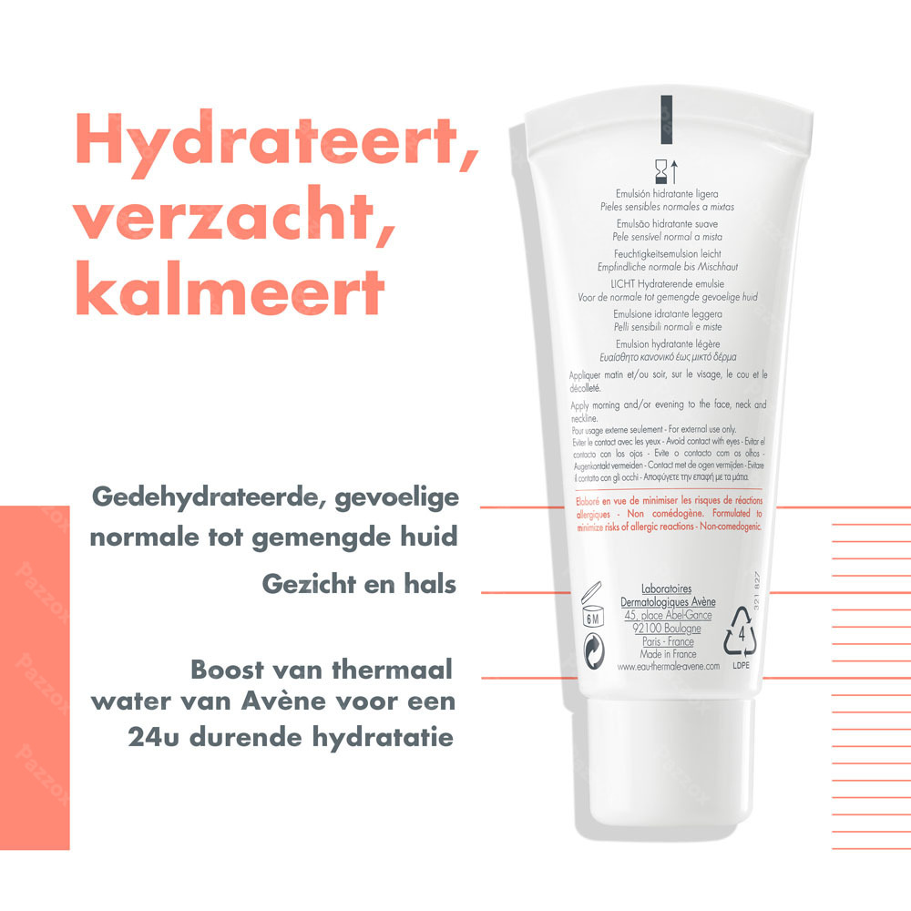 Avene Hydrance Uv Rijk Hydraterende Creme 40ml
