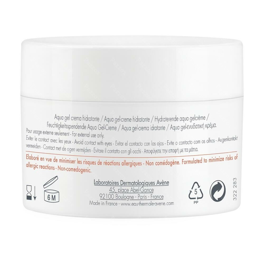 Avène Hydrance Aqua Gel Hydraterende Crème 50ml