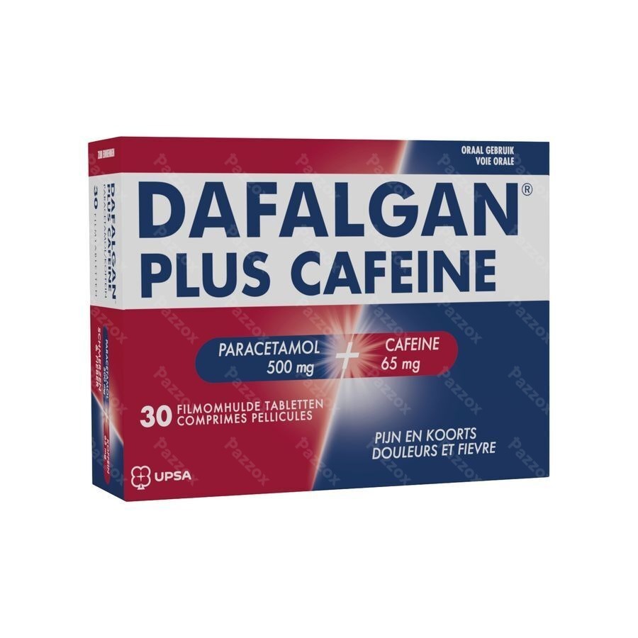 Dafalgan Plus Caffeïne 500mg/65mg 30 Tabletten