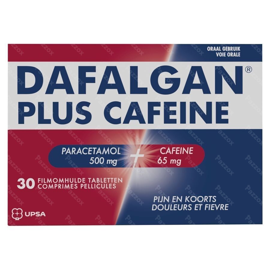 Dafalgan Plus Caffeïne 500mg/65mg 30 Tabletten