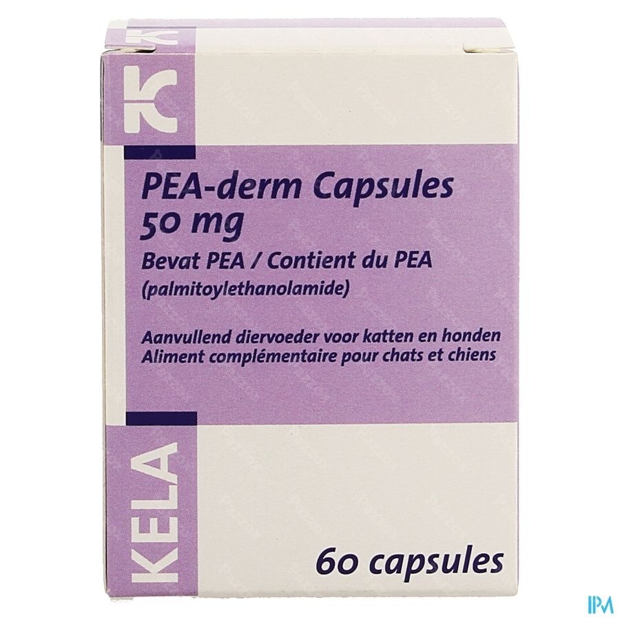 Pea Derm 50mg 60 Capsules
