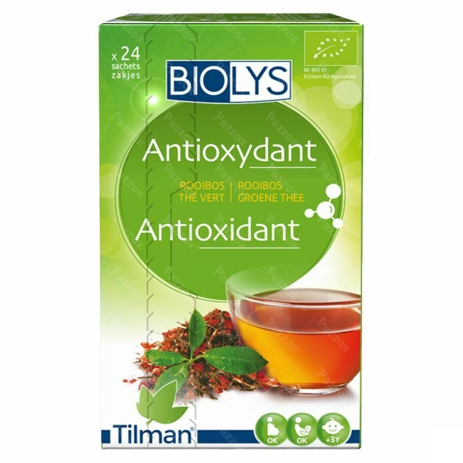 Biolys Rooibos Groene Thee Sach 24