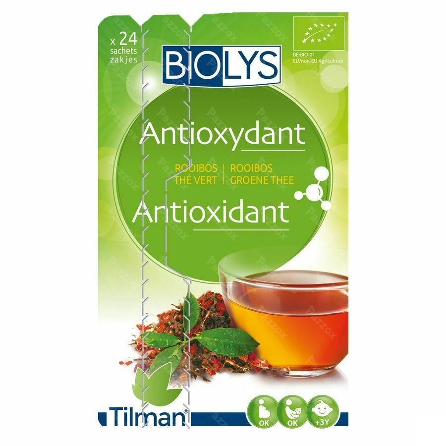 Biolys Rooibos Groene Thee Sach 24