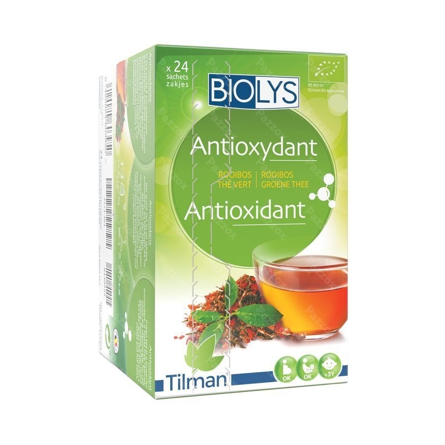 Biolys Rooibos Groene Thee Sach 24