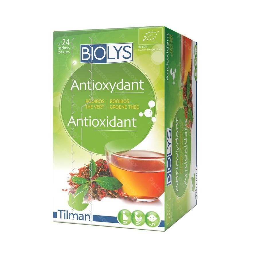 Biolys Rooibos Groene Thee Sach 24