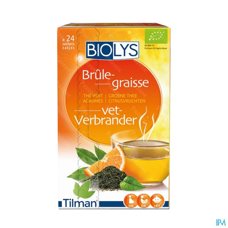 Bioly Groene Thee Citroenvruchten 24 Zakjes