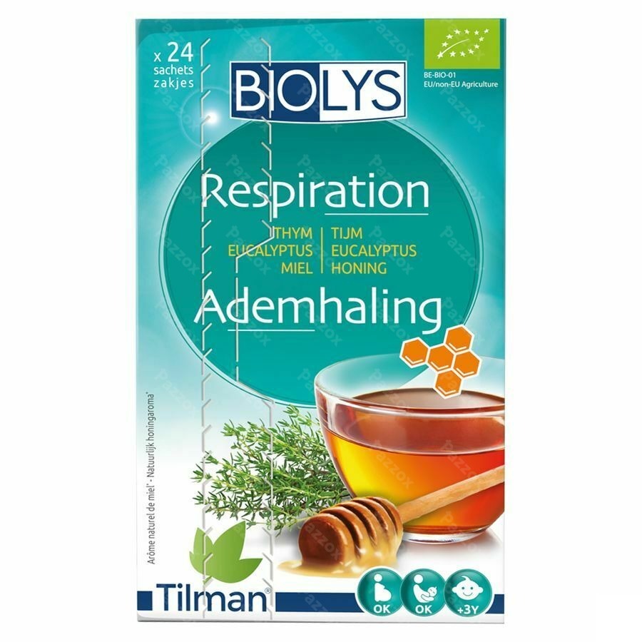 Biolys Tijm Eucalyptus Honing Zakje 24