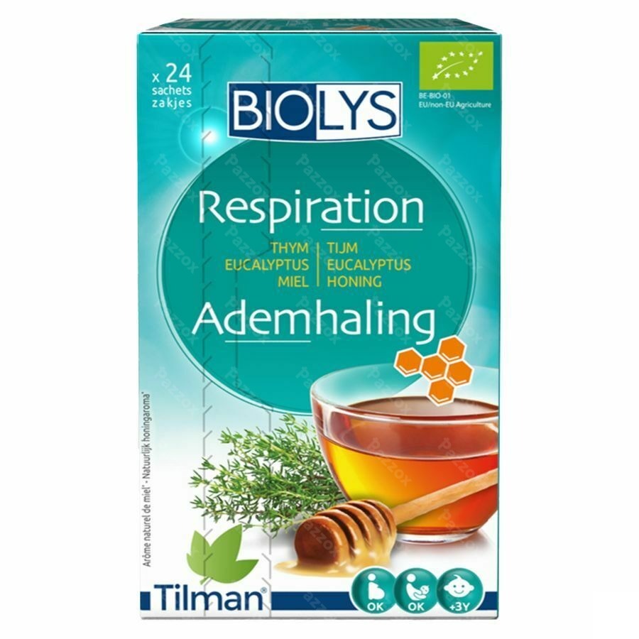 Biolys Tijm Eucalyptus Honing Zakje 24