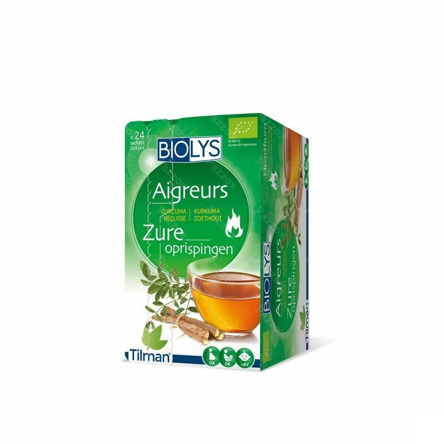 Biolys Kurkuma-Zoethout Kruidenthee 24 zakjes