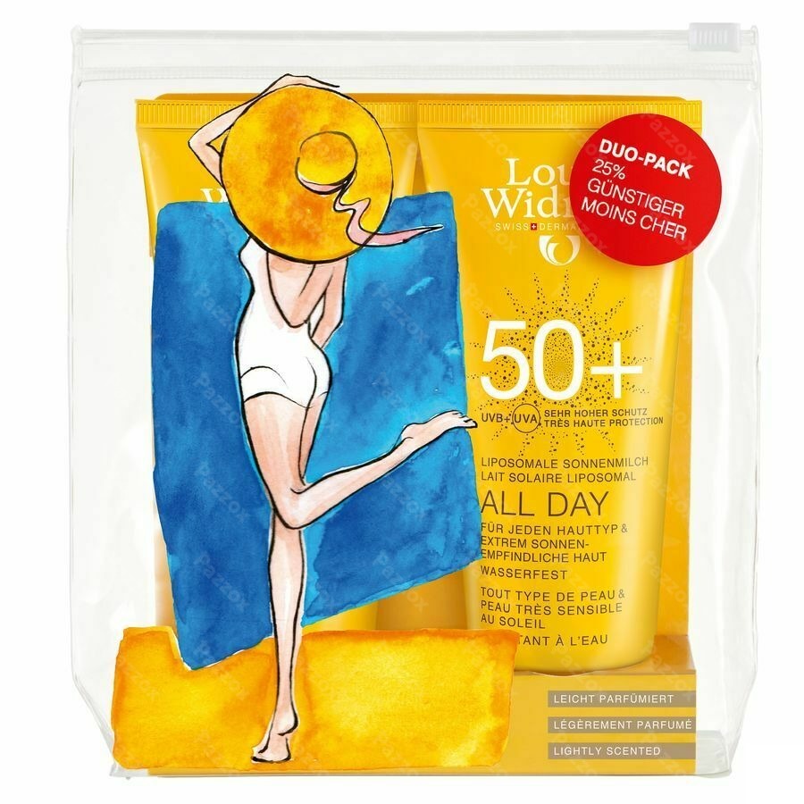 Louis Widmer Sun All Day 50+ Duo Zonder Parfum