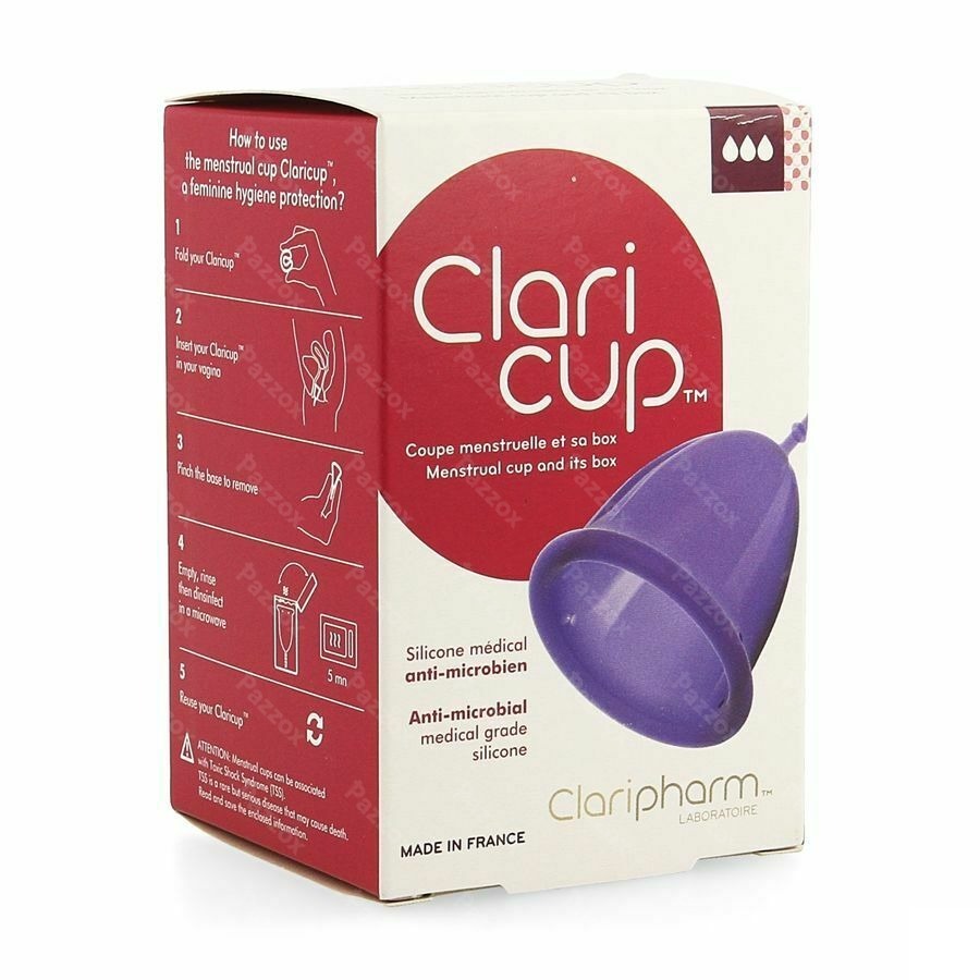 Zending scheuren Ernest Shackleton Claricup Menstruatiecup Maat 3 kopen - Pazzox, online apotheek