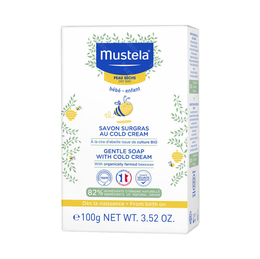Mustela Overvette Zeep Met Cold Cream 100g