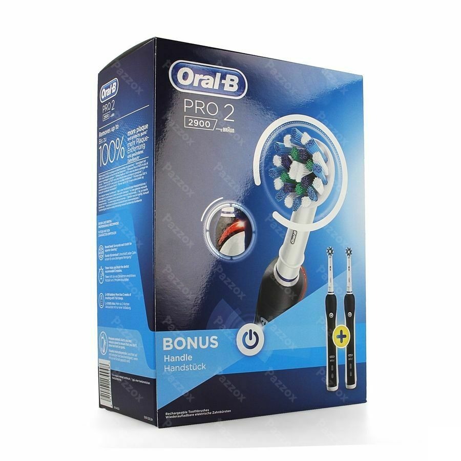 Oral-B Pro 2 Duo Pack Electrische Tandenborstel Zwart
