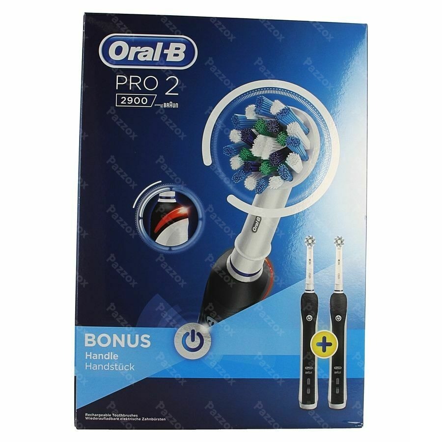 Oral-B Pro 2 Duo Pack Electrische Tandenborstel Zwart