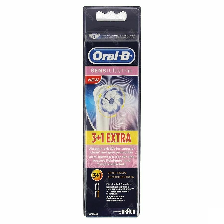 Oral-b Refill Eb60 Sensitive 3+1 Ct