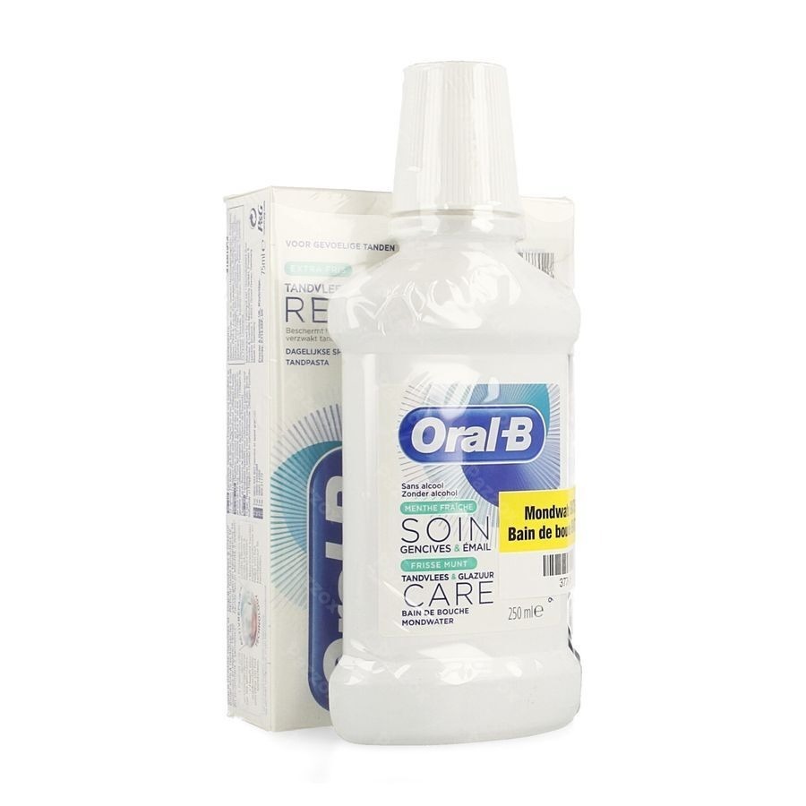 Oral-b Tp Gum&enam.rep.fresh 2x75ml+mondwater250ml