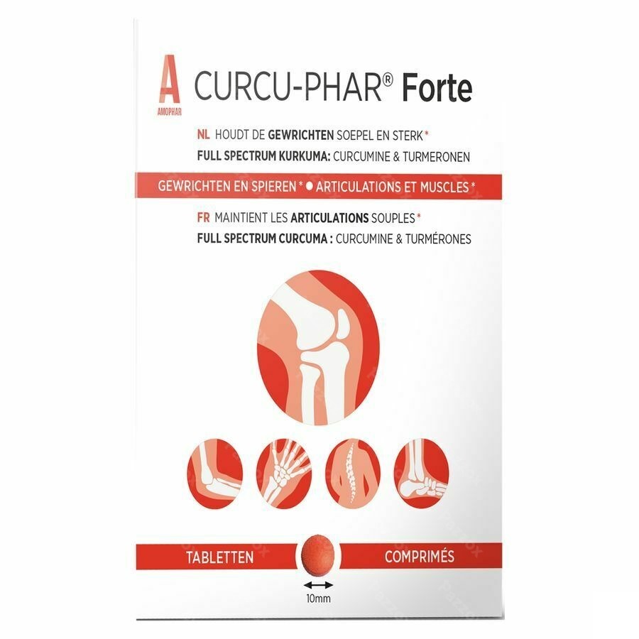 Curcu-Phar Forte Voedingssupplement Spieren en Gewrichten 60 Tabletten