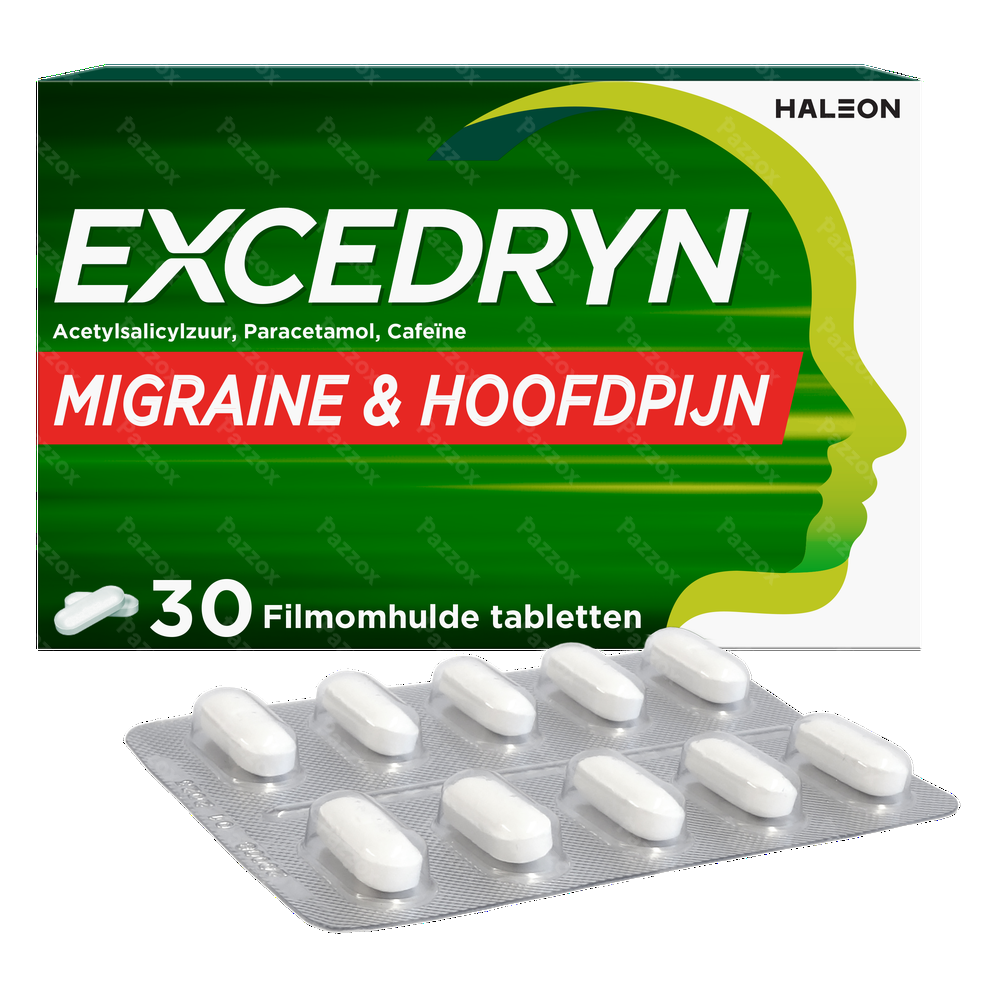 Excedryn Migraine en Hoofdpijn 30 Tabletten 