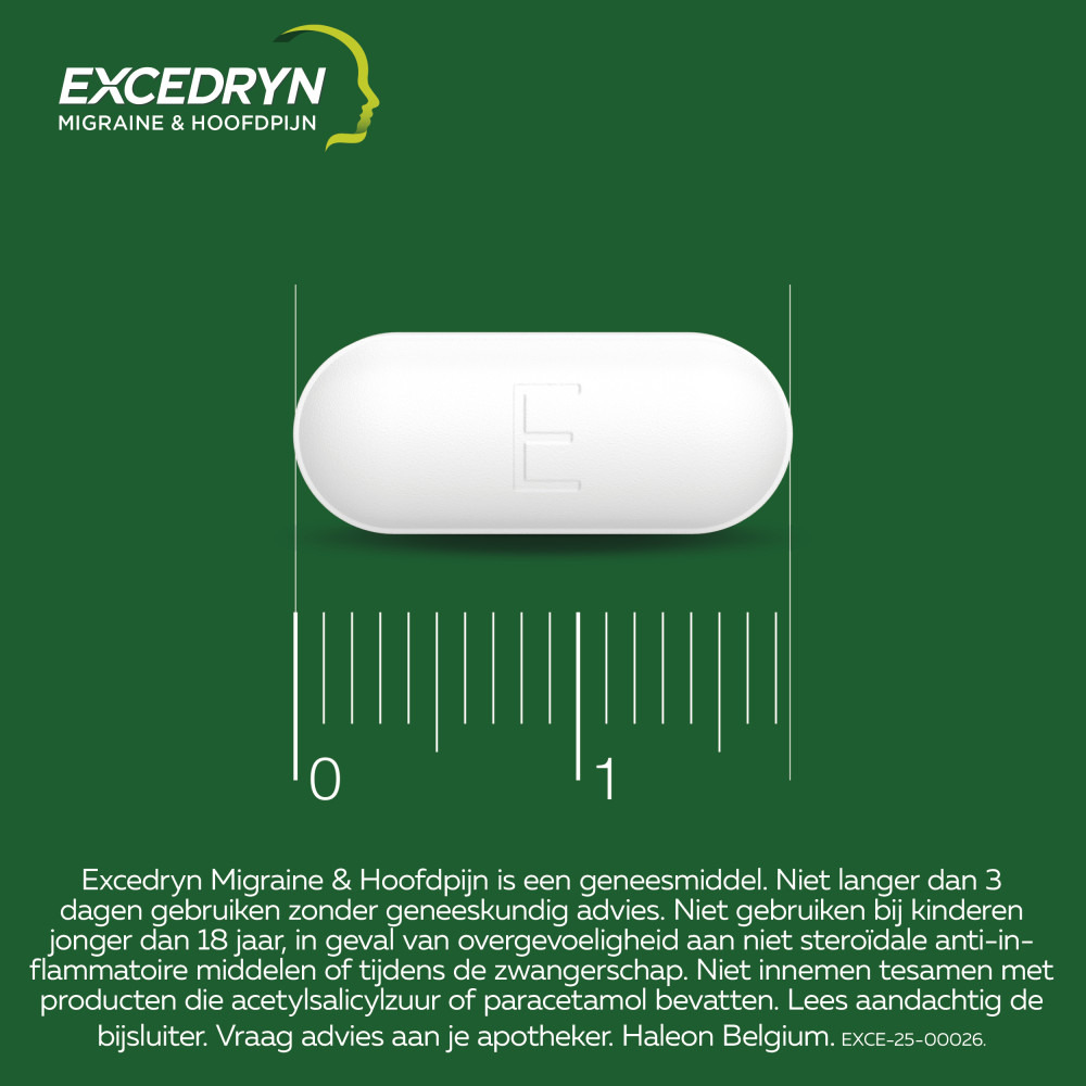 Excedryn Migraine en Hoofdpijn 30 Tabletten 