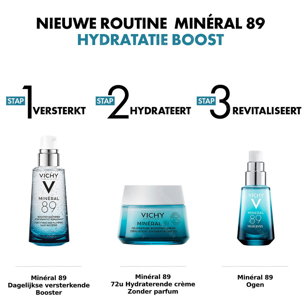 Vichy Minéral 89 Booster Versterkend en Hydraterend Serum 75ml