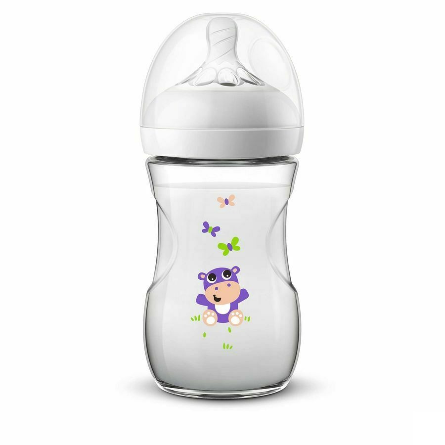 Philips Avent Natural 2.0 Zuigfles 260ml Nijlpaard SCF070/22