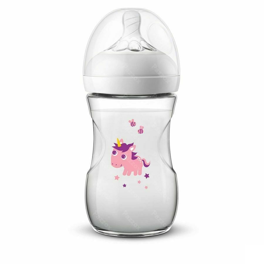 Philips Avent Natural 2.0 Zuigfles 260ml Eenhoorn SCF070/25