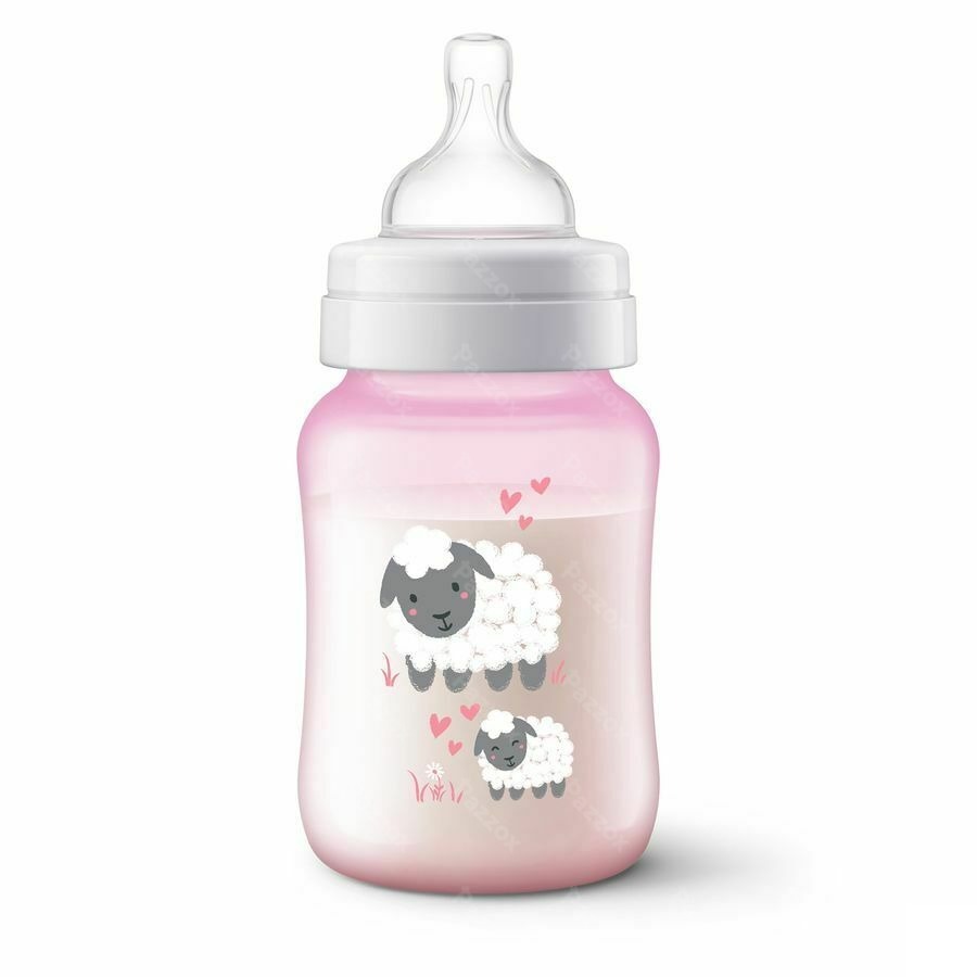 Philips Avent A/colic Zuigfles 260ml Roze SCF821/14