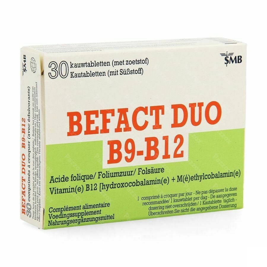 Befact Duo Kauwtabletten 30 Kopen Pazzox Online Apotheek