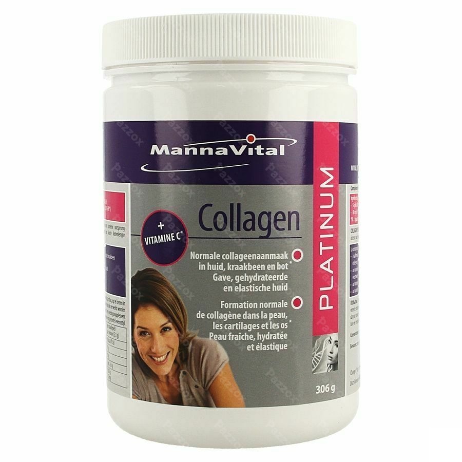 Mannavital Collagen Platinum Voedingssupplement Collageen 306g