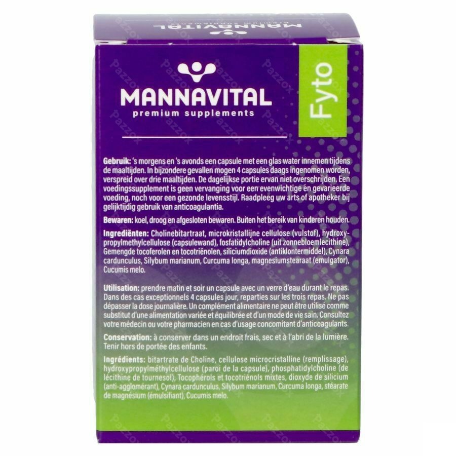 Mannavital Heparton V-caps 60