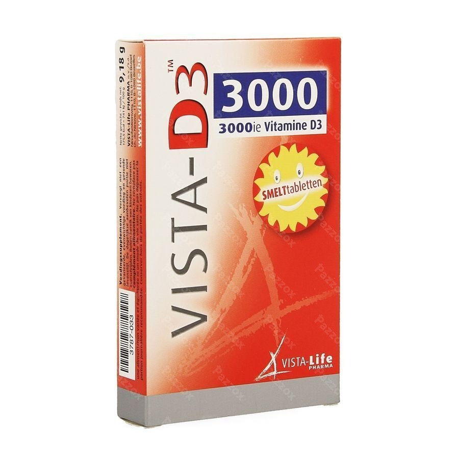 Vista-D3 3000 IE 60 Smelttabletten