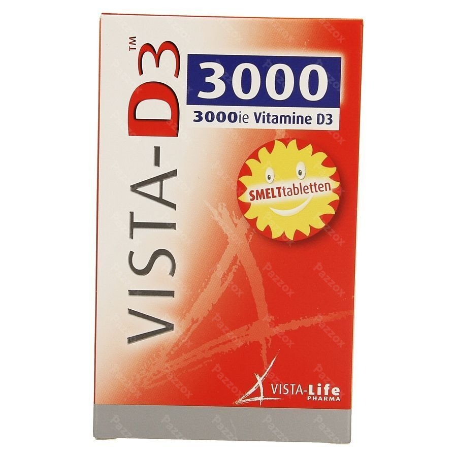 Vista-D3 3000 IE 60 Smelttabletten