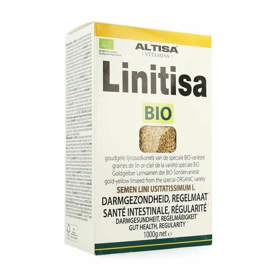 Altisa Linitisa Lijnzaad Goudgeel Bio 1kg
