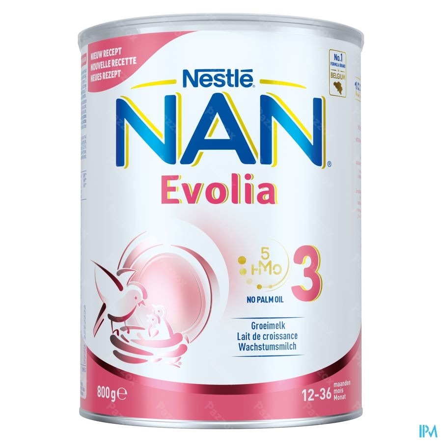 Nan Evolia 3 Groeimelk Baby 1+ Jaar 800g