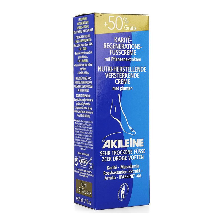 Akileine Herst. Cr Zeer Droge Voet. 75ml Gold -50%