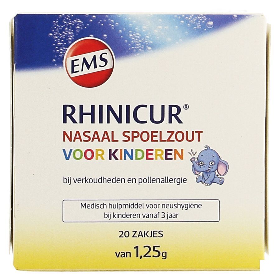 Rhinicur Neusspoelzout Kinderen Sach. 20x1,25g afbeelding